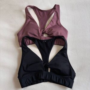 Victoria’s Secret PINK Twist-Front Sports Bra 2-Pack, Size Small